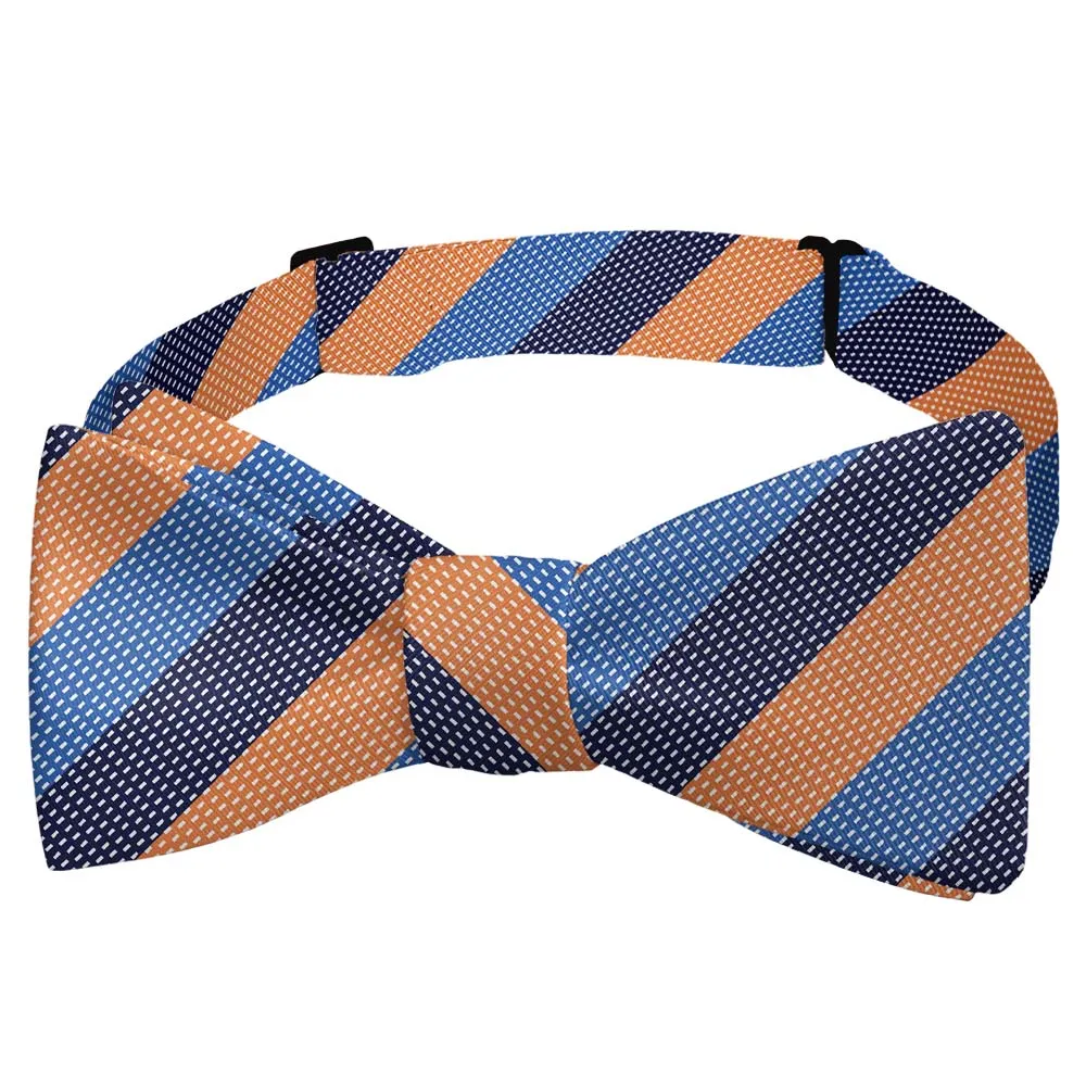 Kent Stripe Motif Bow Tie