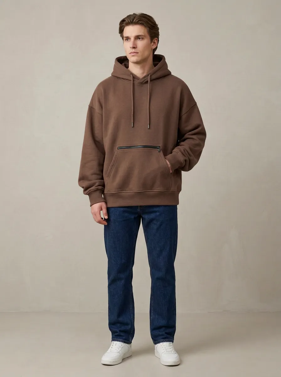 Unisex Clean Style Casual Hoodie