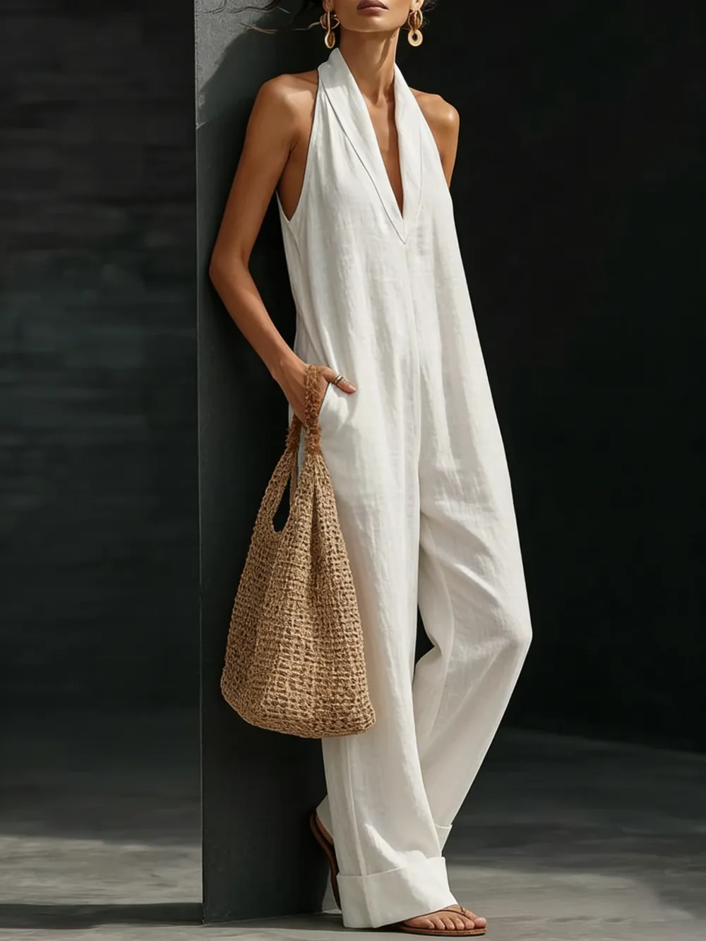 Flowy Strap Jumpsuit