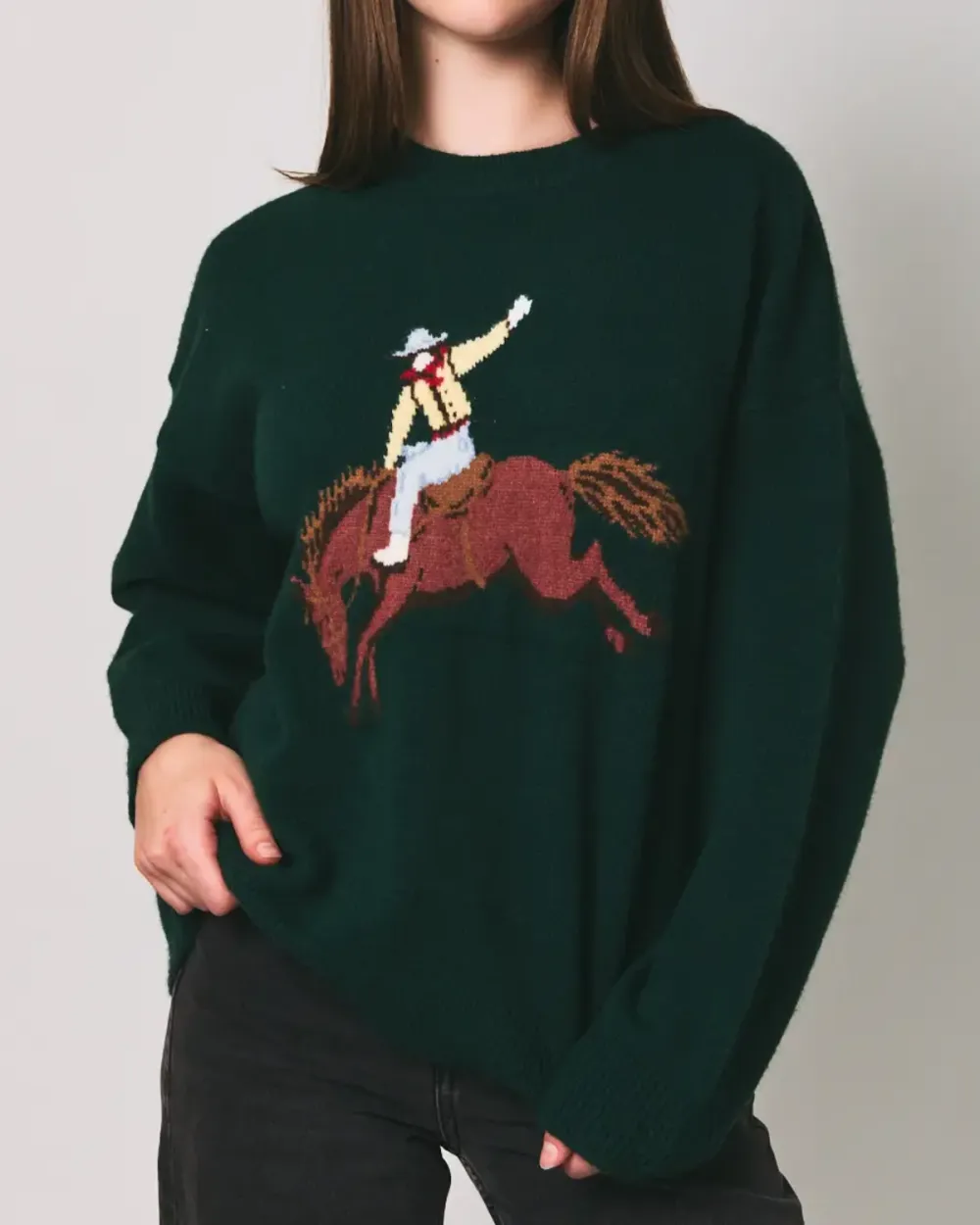 Cowboy Crew Neck Sweater