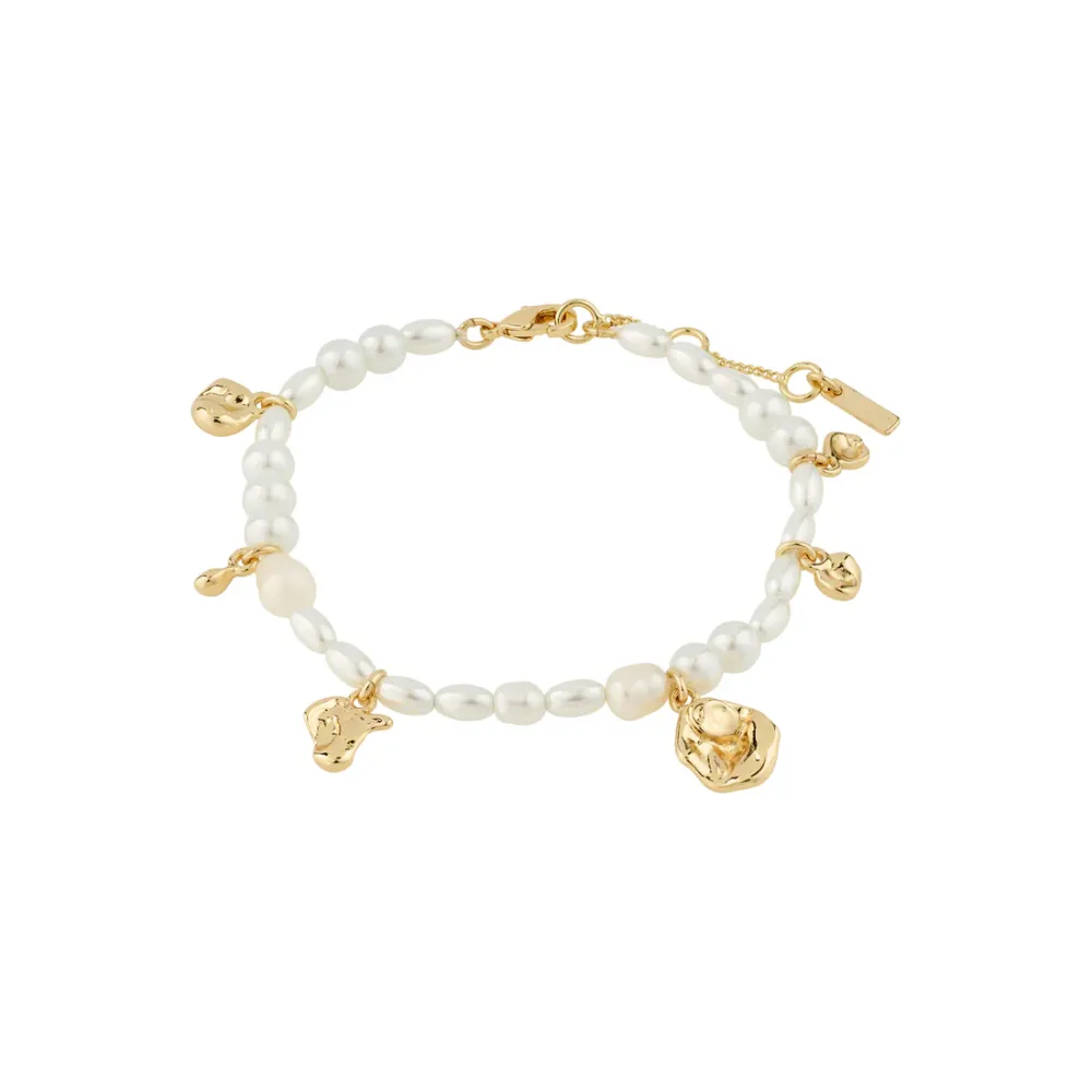 Relaxed Pearl Bead Bracelet
