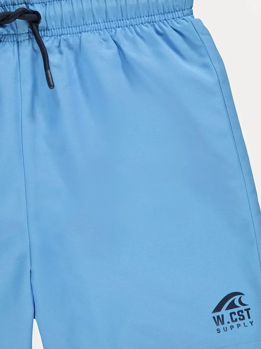Turquoise W.Cst Supply Swim Shorts