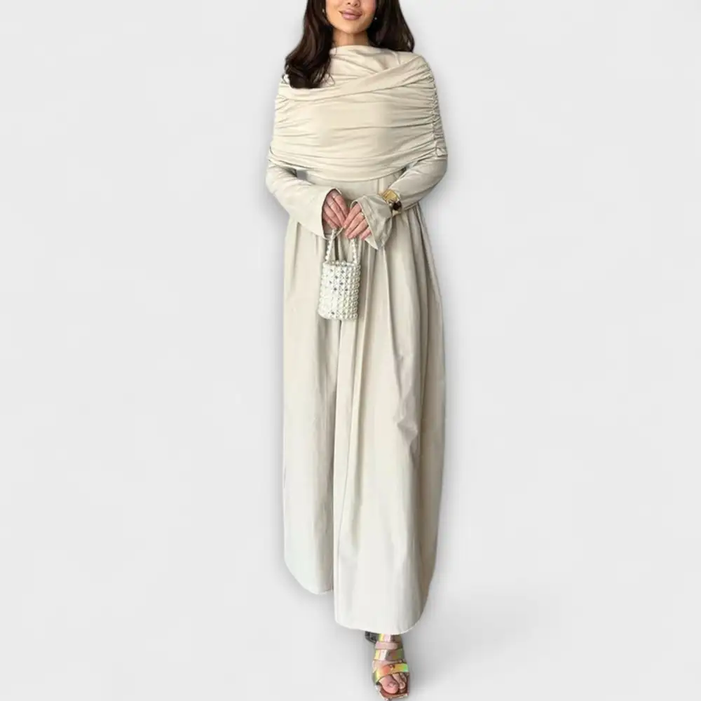 Pleated Relaxed Casual Dress