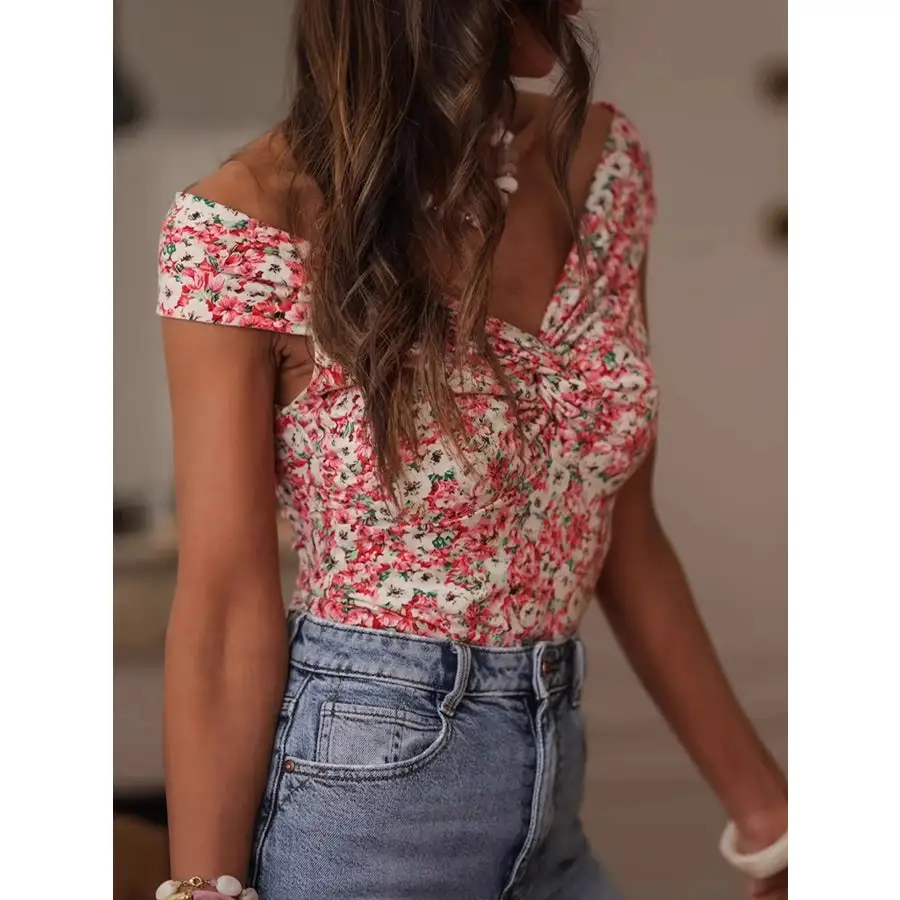 Twisted Front Sleeveless Top