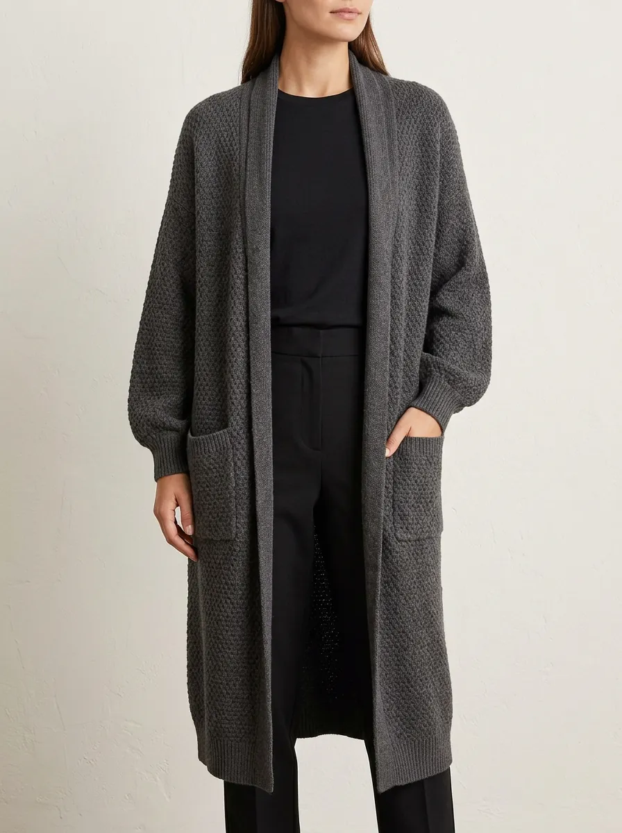 Women's Relaxed Knit Knit Cardigan