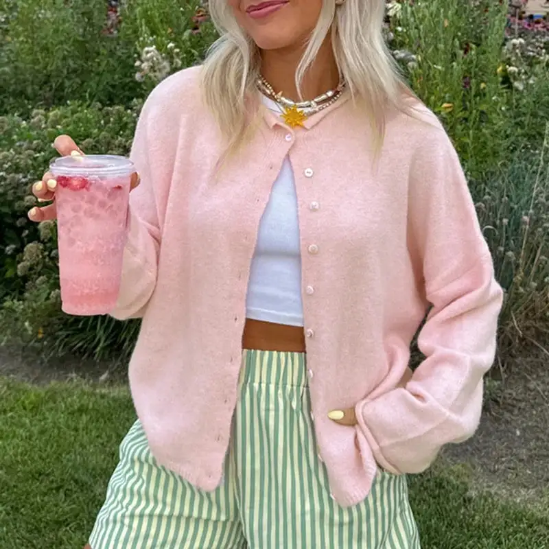Button Knitted Cardigan