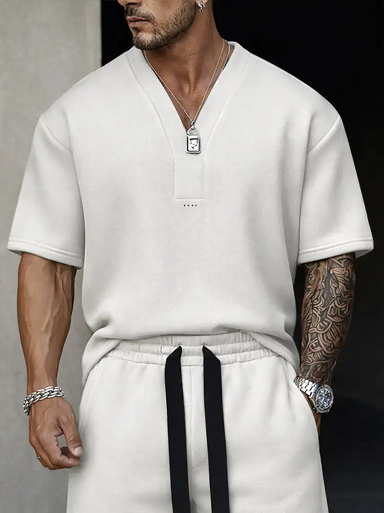 Casual Premium T-Shirt Shorts Sports Set
