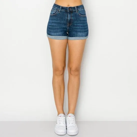 Cuffed Casual Shorts
