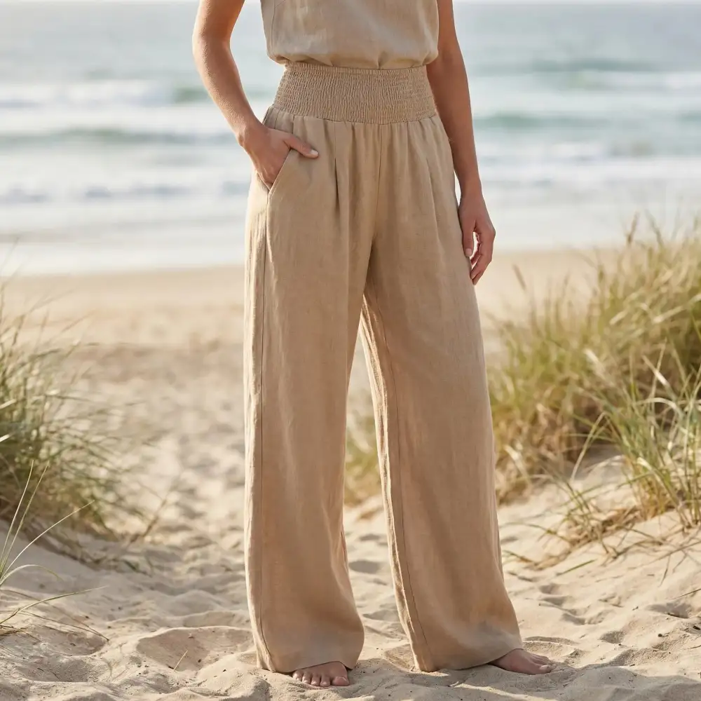 Wide Leg High Waisted