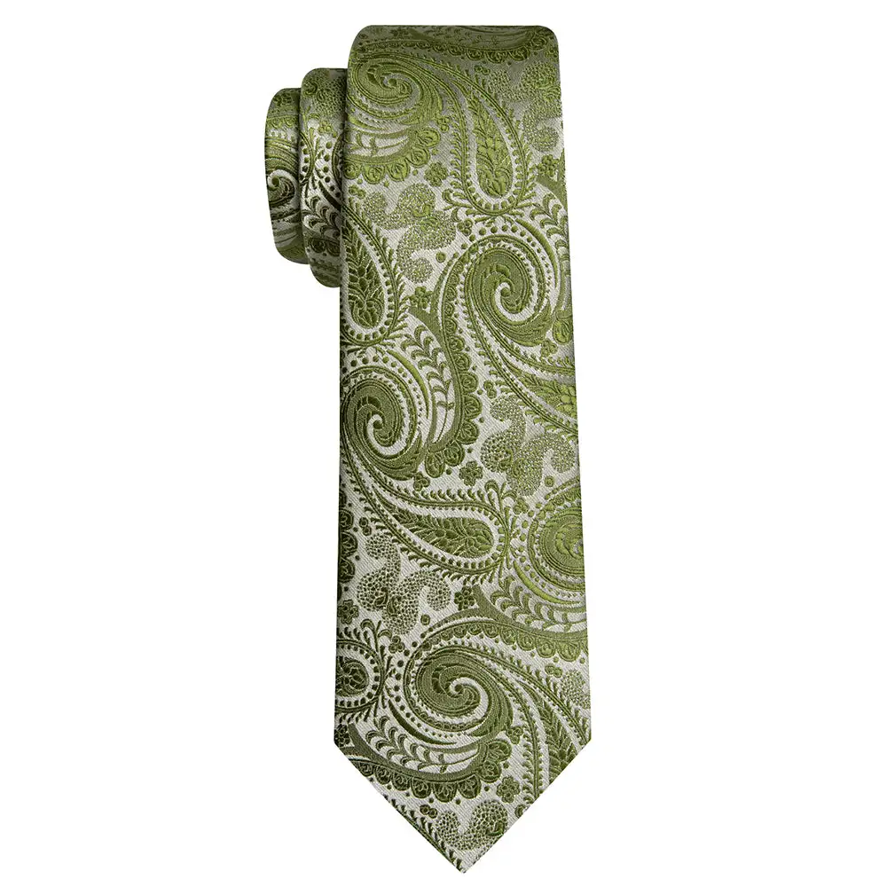 Relaxed Paisley Silk Necktie Set