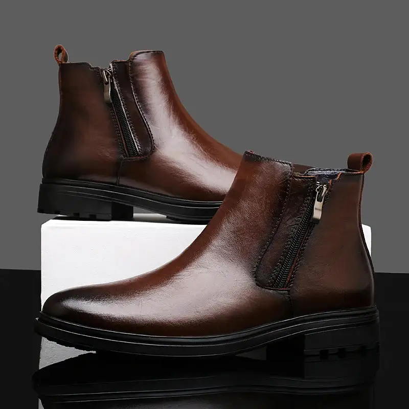 Leather Chelsea Boots