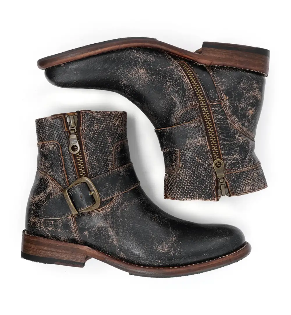 Buckled Perforated Everyday Boots