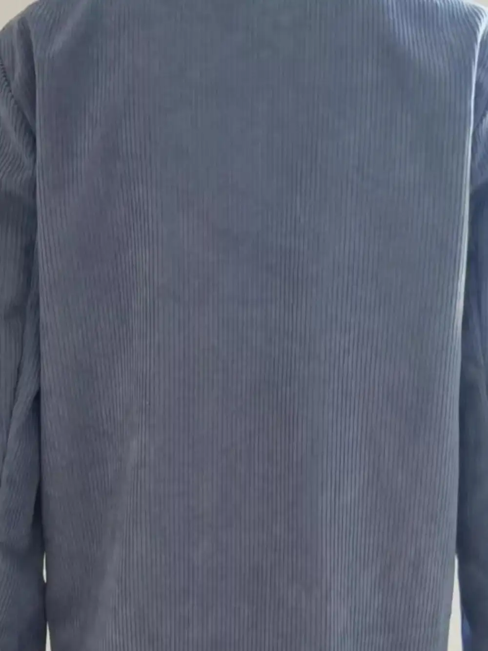 Corduroy Lapel Collar Casual Blazer