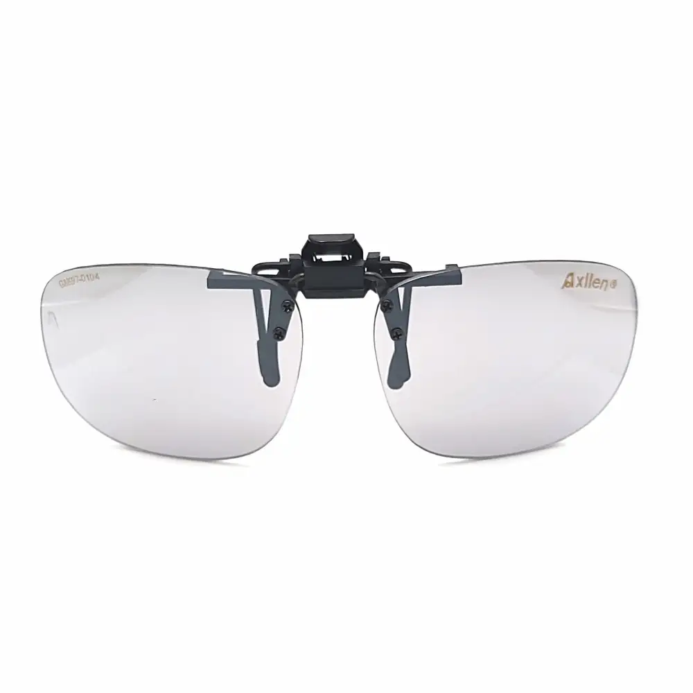 60mm Aviator UV400 Flip-Up Clip-On Sunglasses for Curved Frames