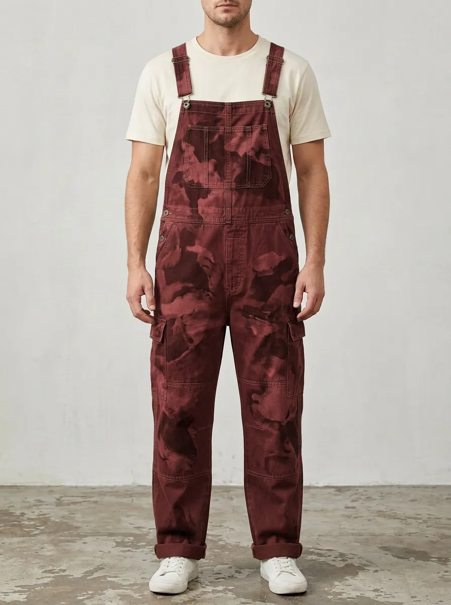 Camo Utility Overalls