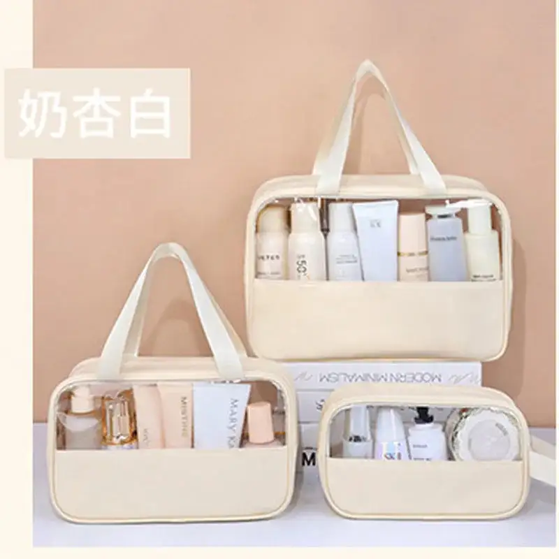 Contemporary Utility: Multifunctional Transparent Accessory Bag