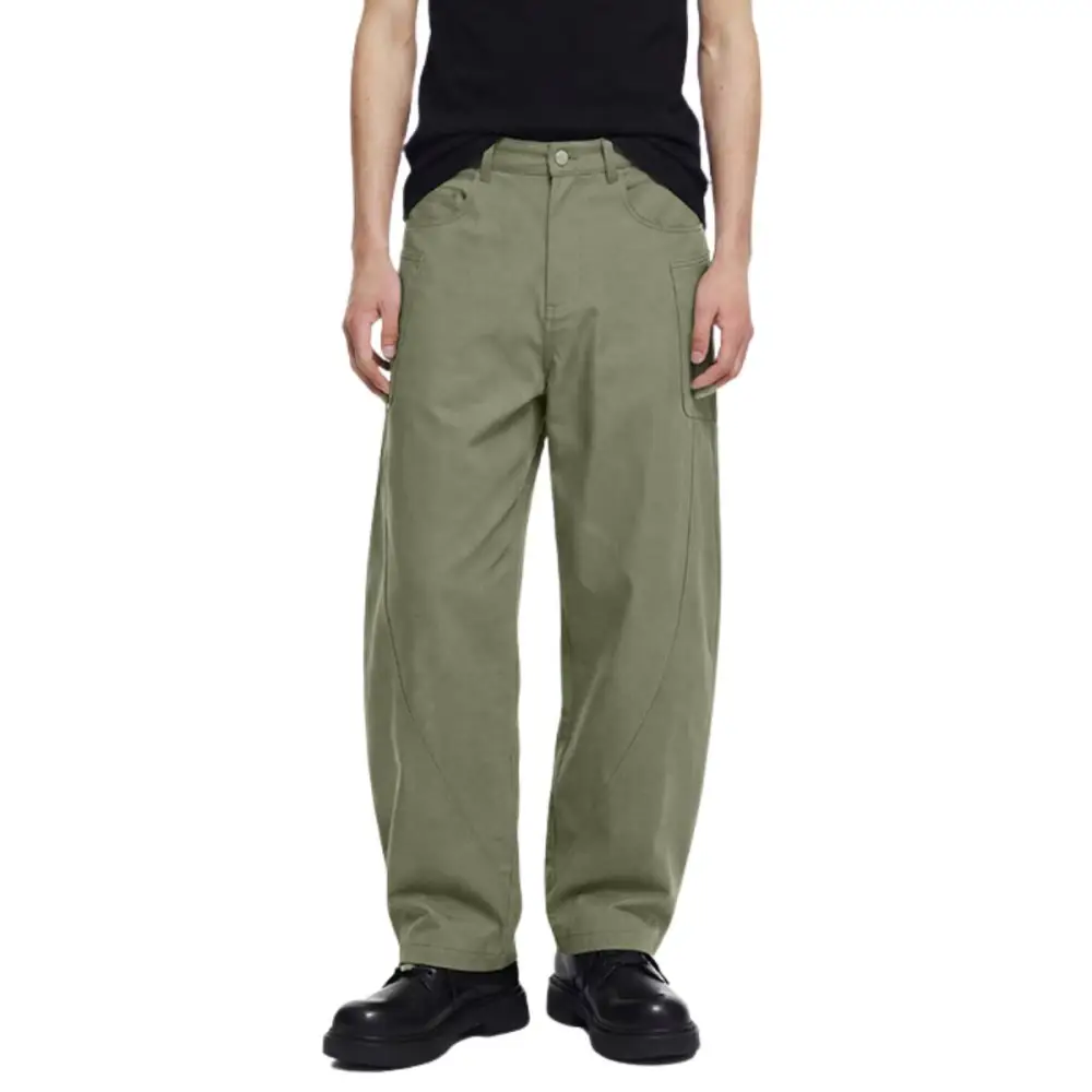 Relaxed Fit Cargo Multi Pocket Men's Casual Pants