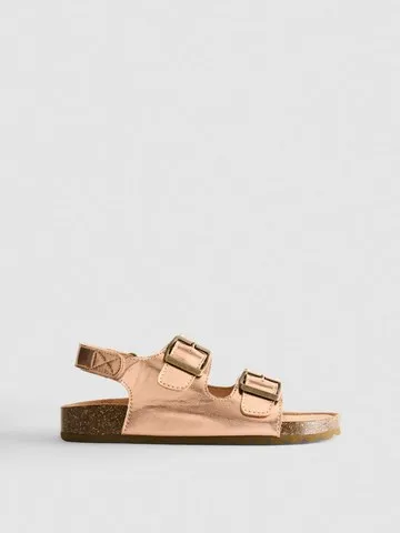 Double Buckle Strap Sandals