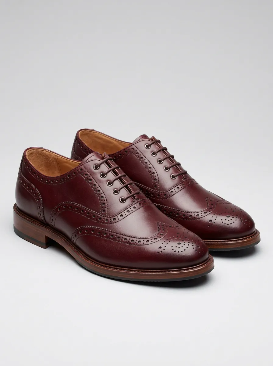 Refined Wingtip Men's Classic Pumps