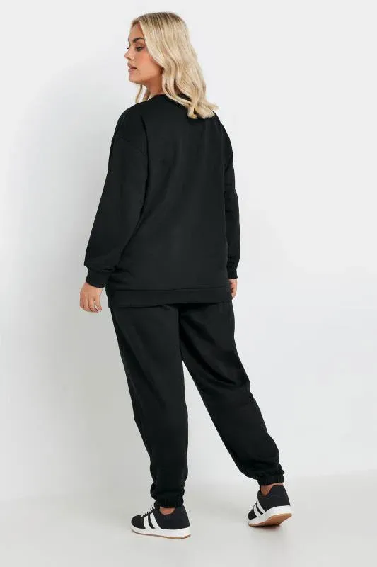 Black Jogger Set