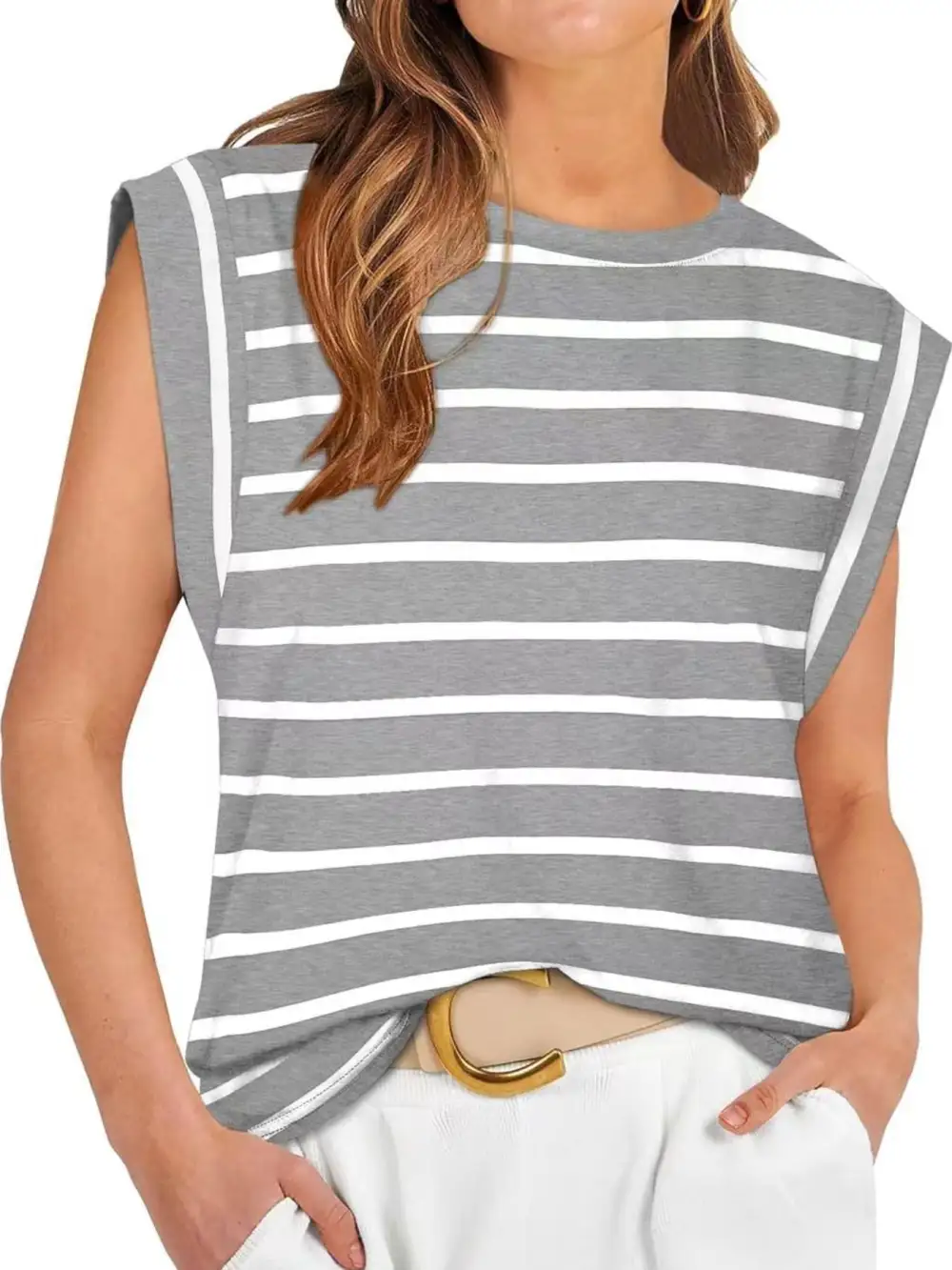 Casual Round Neck Tank