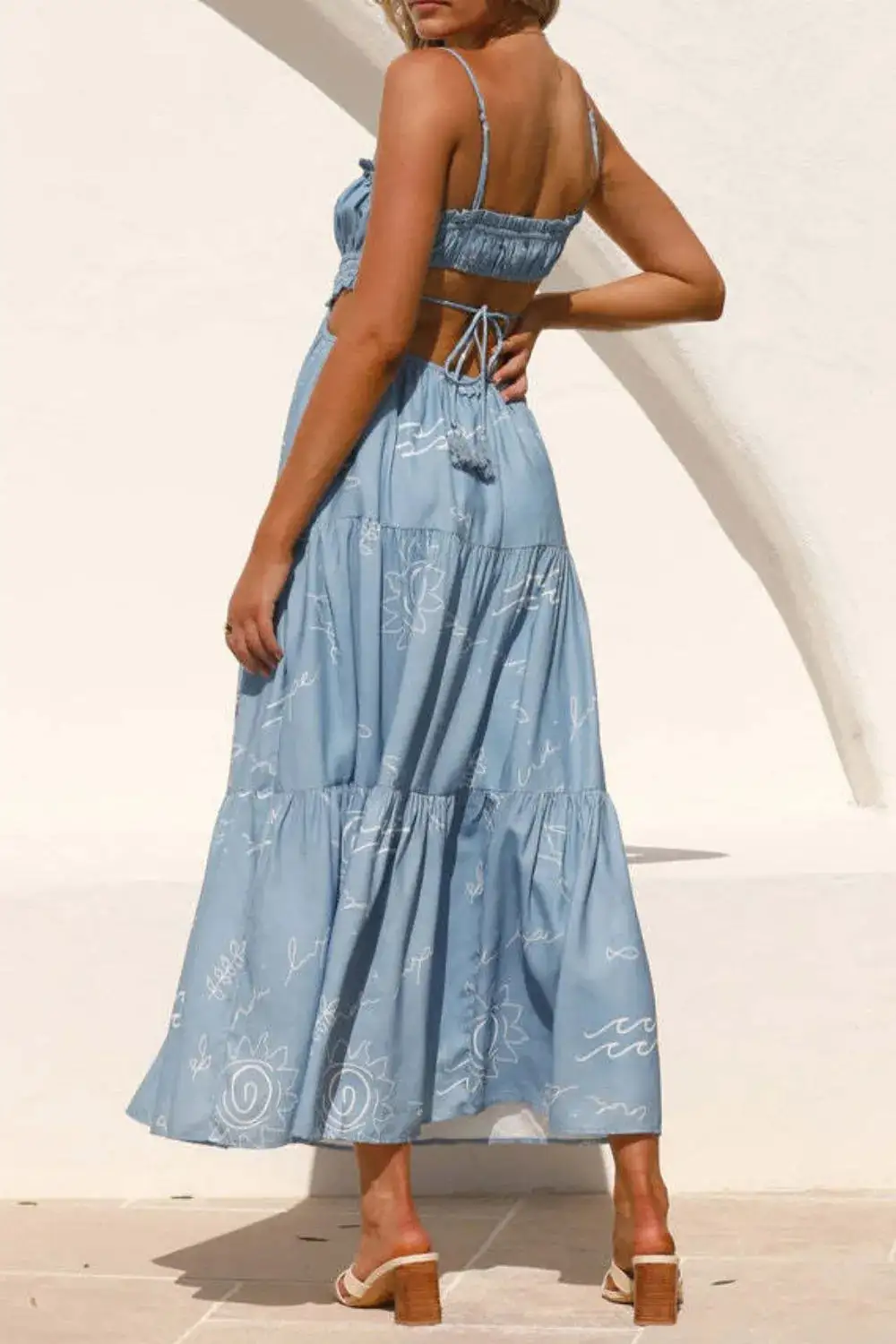 Soft Midi Cutout Dress