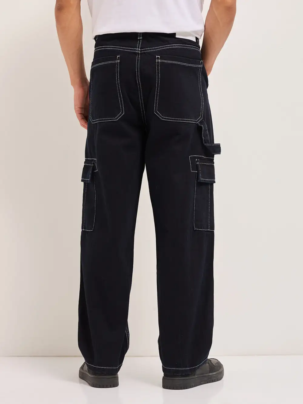 Everyday Baggy Cargo Pocket Jeans