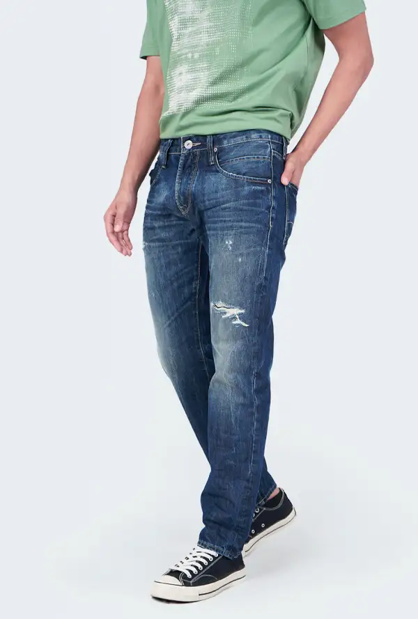 Men's Versatile Elegant Slim Fit Denim Pants