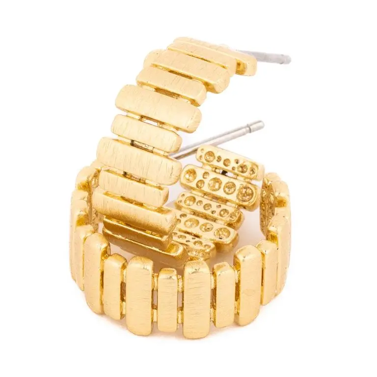 Artful Hoop Earrings