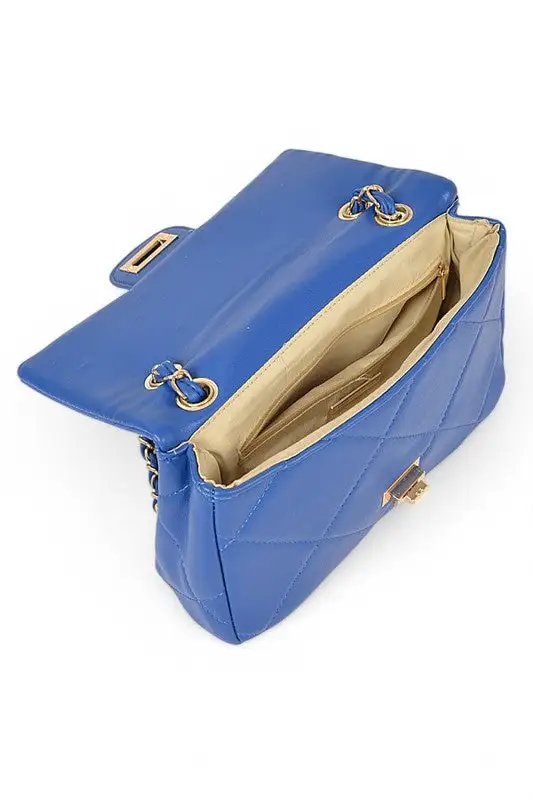 Quilted Twist Shoulder Bag