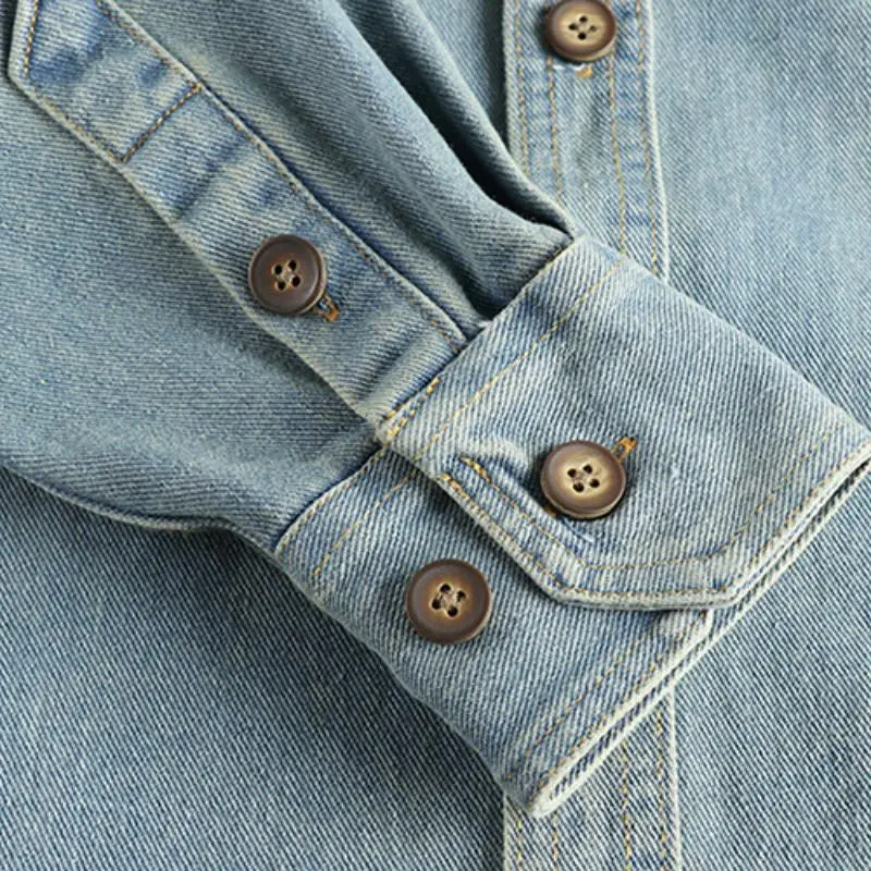 Embroidered Woven Washed Shirt