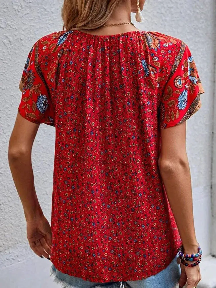 Floral Boho Top