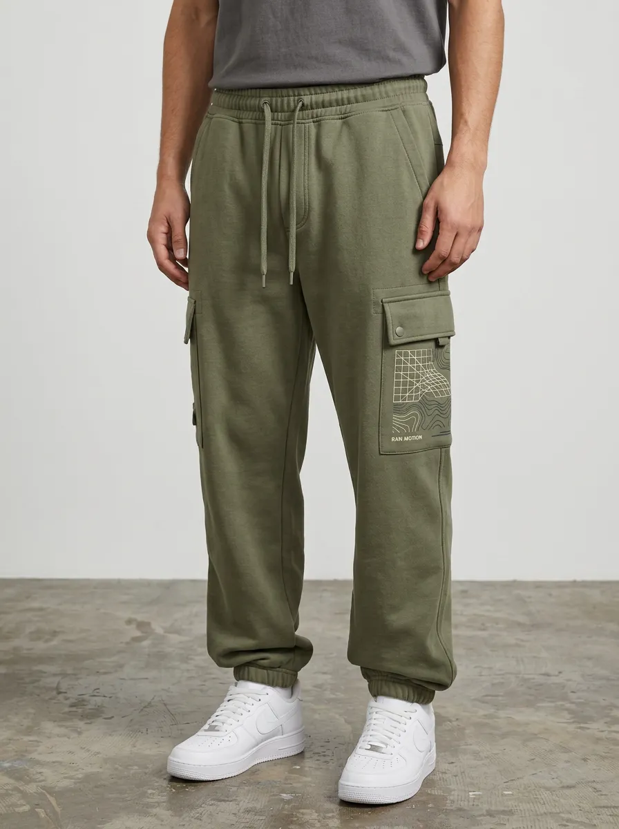 Cargo Jogger Topographic Men's Cargo Joggers