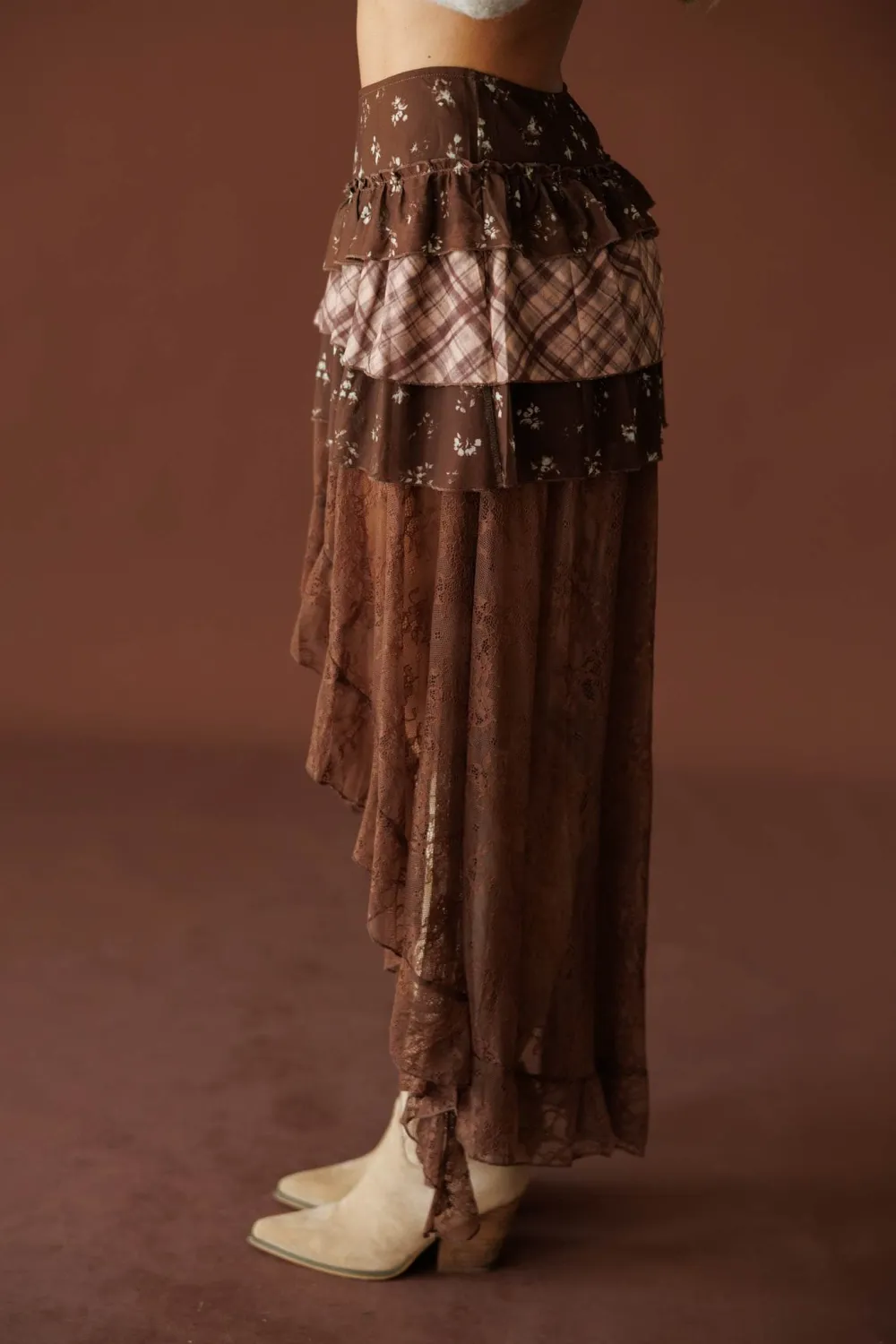 Tiered Maxi Skirt