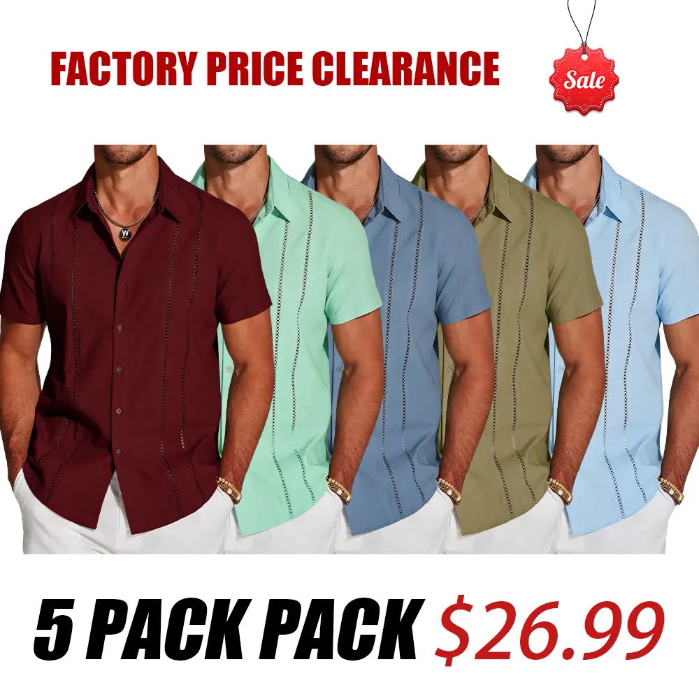 🛒 90% OFF NOW!2026 New Men'S Cuban Guillabella Shirt