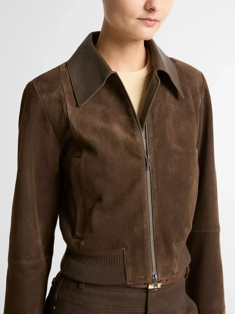 Minimalist Suede Jacket