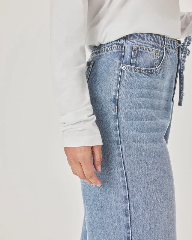 Lounge Denim Crop Pants