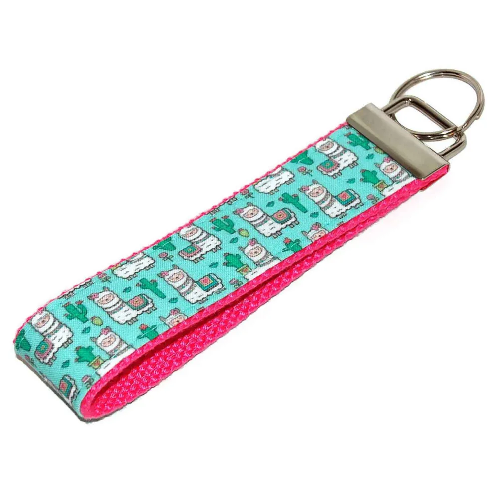 Llama Cactus Easy Carry Keychain
