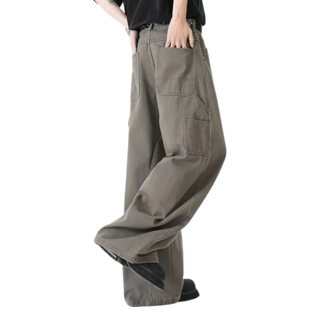Barrel Leg Utility Men's Trousers