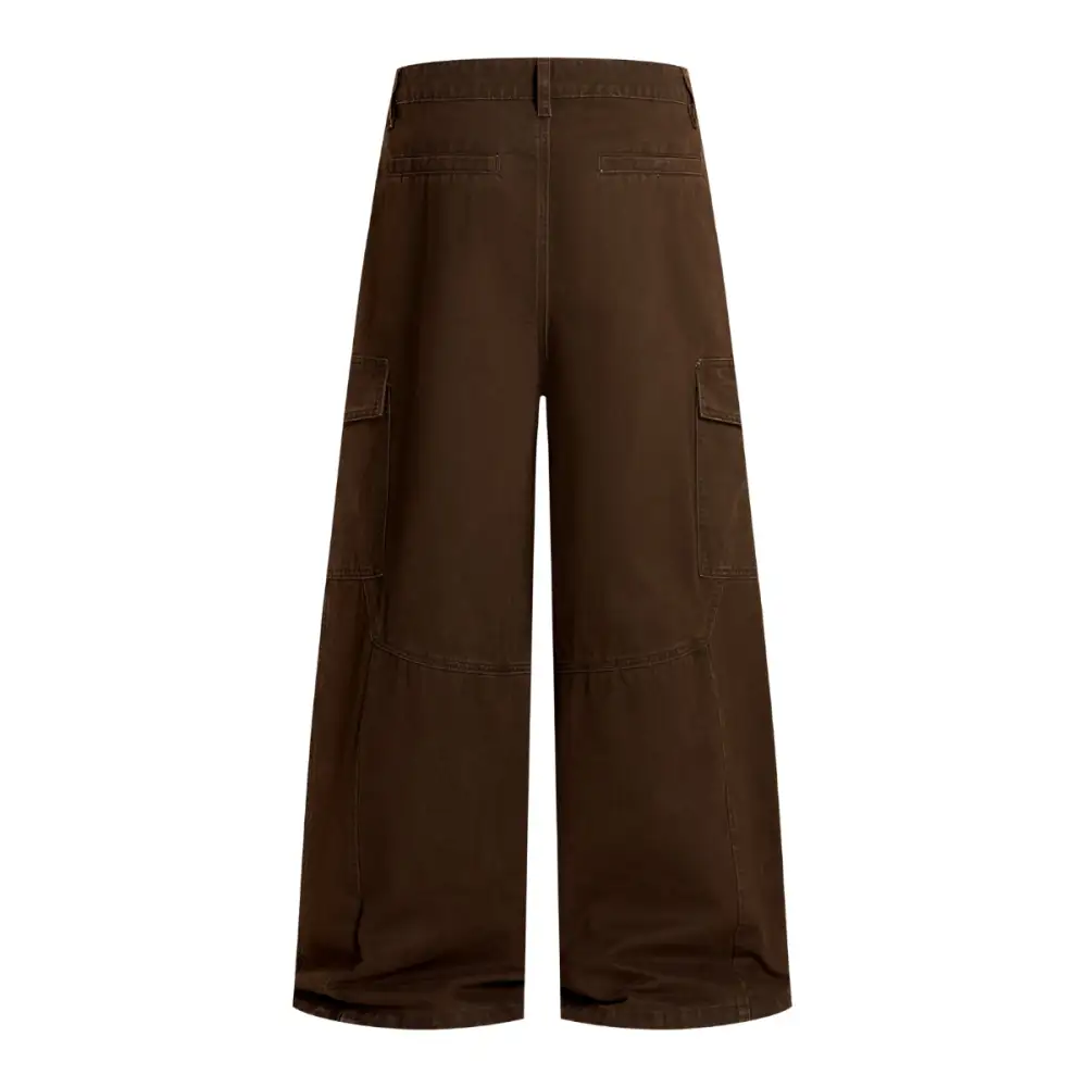 Straight Leg Baggy Paneled Cargo Pants