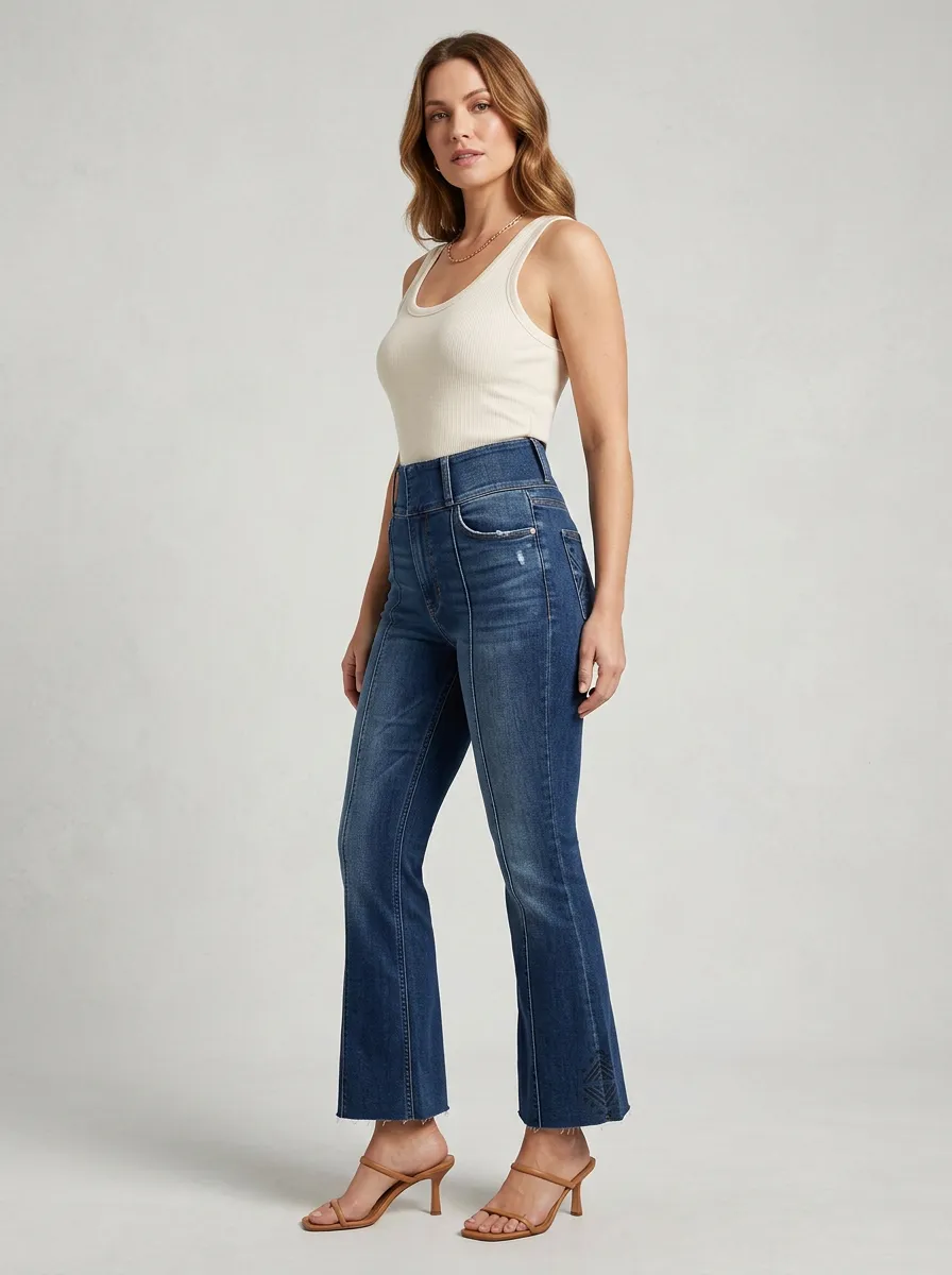 Women's High Waist Casual Denim Jeans