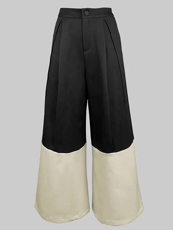 Women's Refined Fit High Waist Loose Fit Pleated Pants