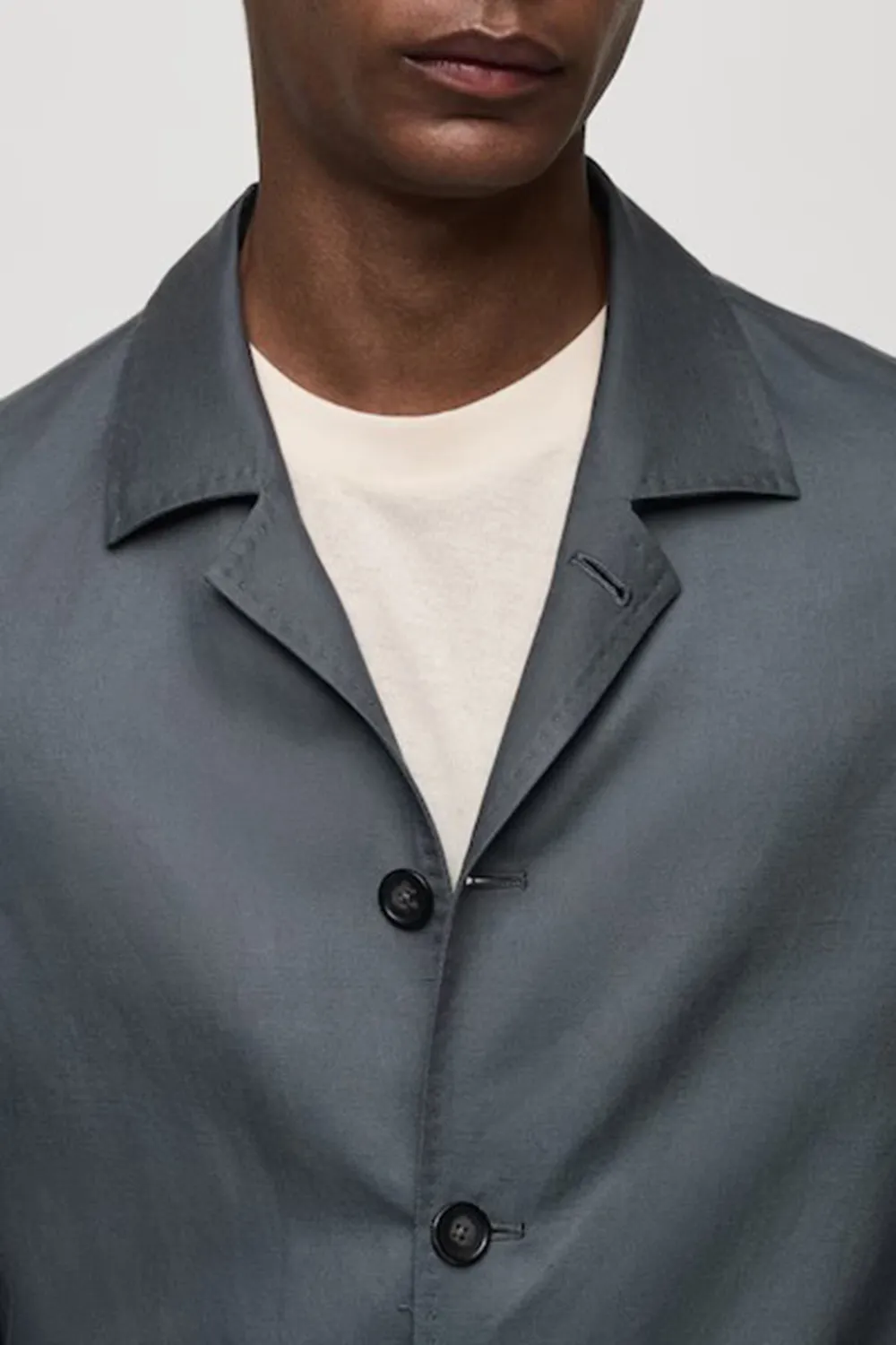 Lyocell Linen Overshirt With Pockets