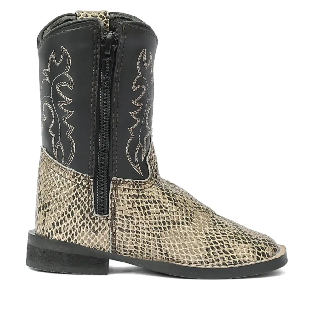 Everyday Men's Denim Boots With Panel