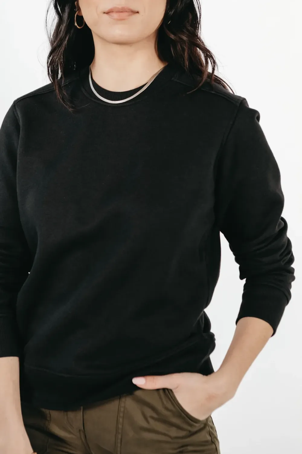 The Comfort Black Sweatshirt