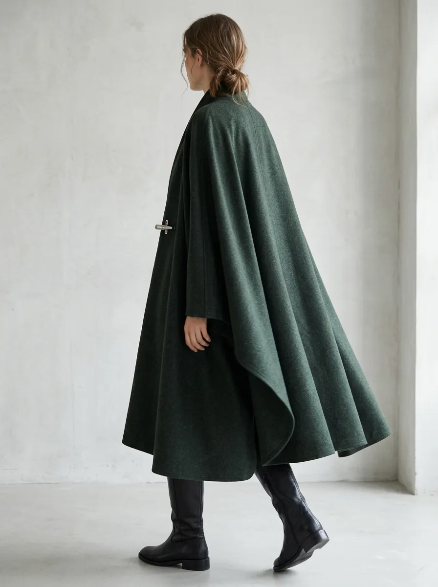 Classic Everyday Women's Cape Poncho