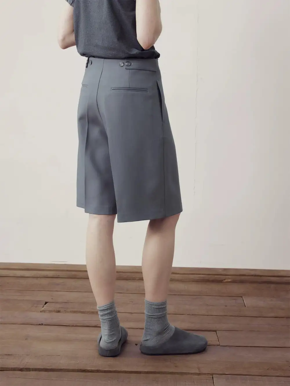 Side Button Shorts