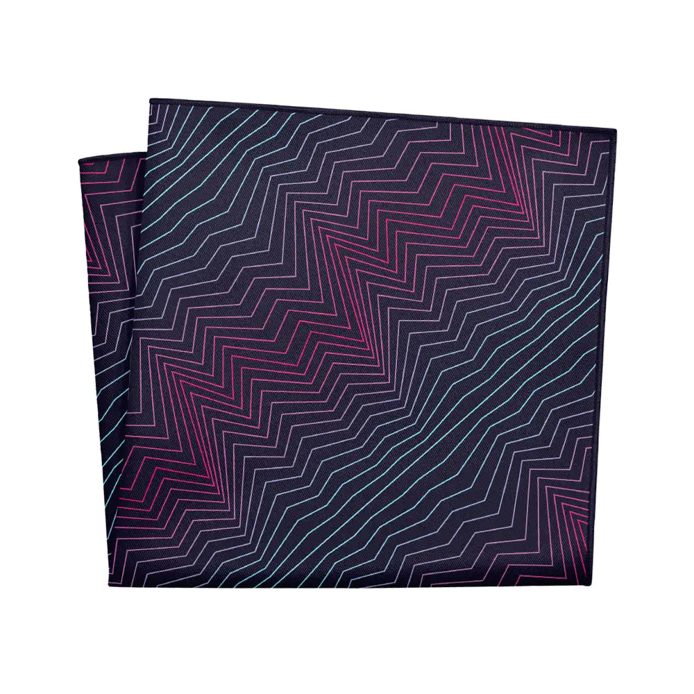 Modern Subtle Geometric Novelty Pocket Square