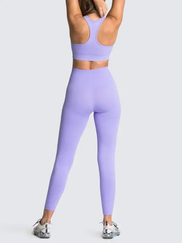 Beautiful Back High Waist Peach Hip Top