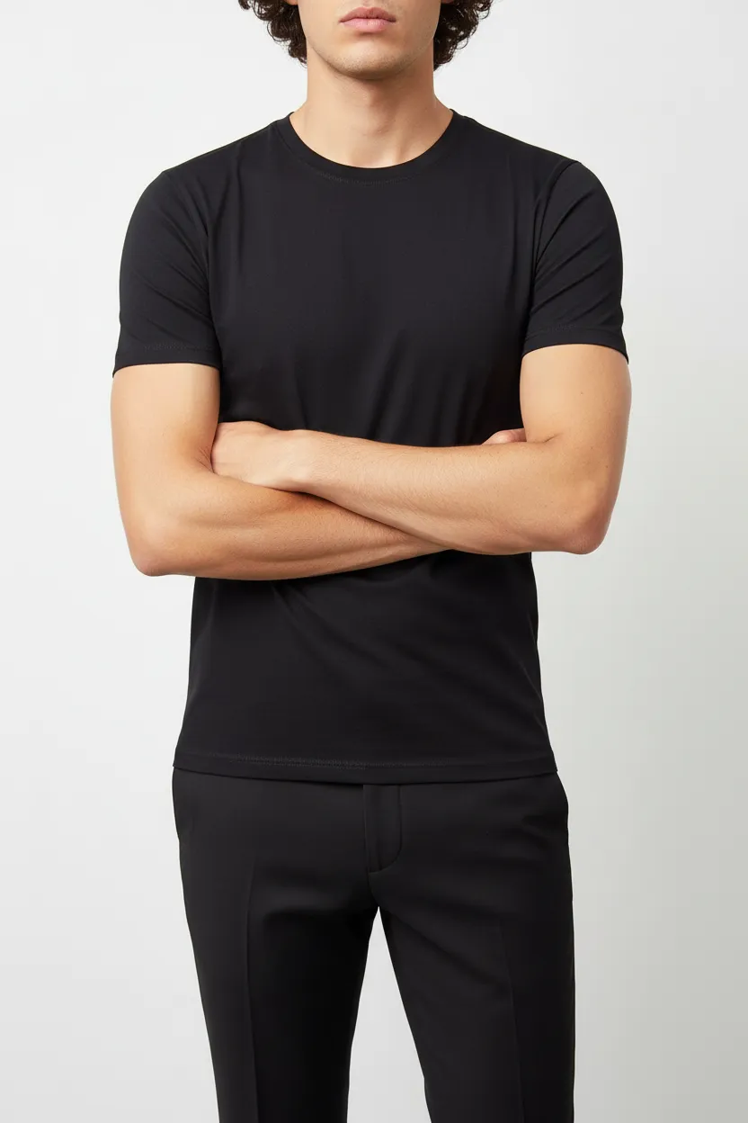 Round Neck Cotton Essential T-Shirt